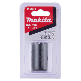 Алмазна коронка Makita по твердій кераміці з водою 29 мм D-61254