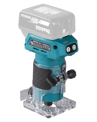 Аккумуляторный фрезер MAKITA LXT DRT52Z  - фото 7