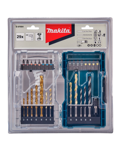 Набор сверл и бит Makita 29 шт, E-07054  - фото 2