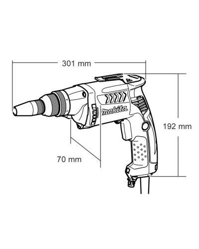 Шуруповерт для гипсокартона Makita FS2700  - фото 3