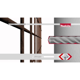 Бур Makita Nemesis II для SDS-PLUS 8x215 мм, 5 шт