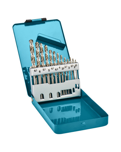 Makita D-54019 | Набір свердл Makita HSS-G по металу,1-6,5мм, (13 шт) D-54019