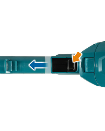 Акумуляторний пилосос Makita XGT CL002GZ01 (каркас)  - фото 2