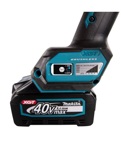 Акумуляторна кутова шліфмашина Makita XGT GA023GM201  - фото 11