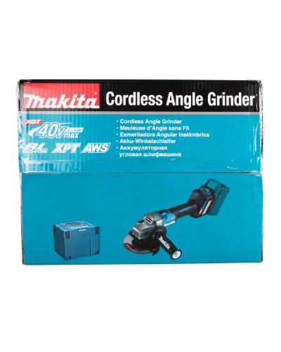 Акумуляторна кутова шліфмашина Makita XGT GA023GM201  - фото 16