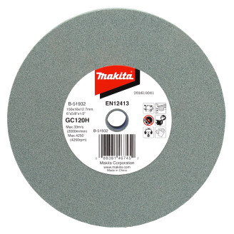 Makita B-51932 | Шліфувальний круг Makita 150х16х12,7мм GC120H, B-51932            