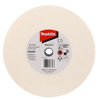 Makita B-51960 | Шліфувальний диск Makita 205x19х15,88 мм WA60, сталь, нержавіюча сталь B-51960