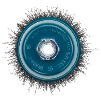 Makita D-29284 | Чашечная щетка с гофрированной проволокой MAKITA М14/100 мм/0,3 мм. D-29284