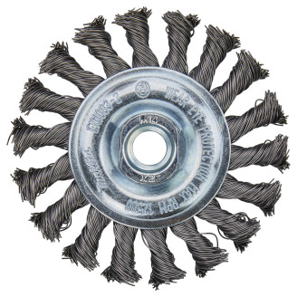 Makita D-29555 | Дискова щітка з круглим дротом MAKITA  М14/100 мм/0,5 мм D-29555