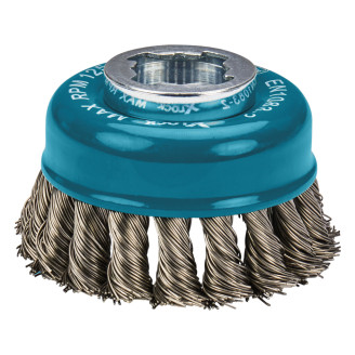 Makita D-73330 | Чашечная щетка из витой проволоки 80 мм Makita X-LOCK D-73330