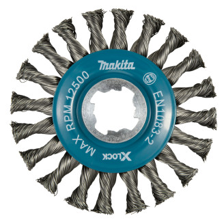 Makita D-73405 | Торцевая проволочная щетка 115 мм Makita X-LOCK D-73405
