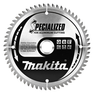 Makita B-09553 | Пиляльний диск Makita для алюмінію 160х20 мм, 60 зубів ,B-09553