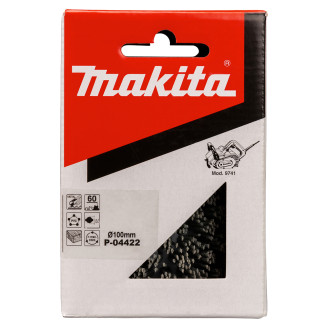 P-04422 MAKITA Абразивная нейлоновая щетка 100х120 мм К60