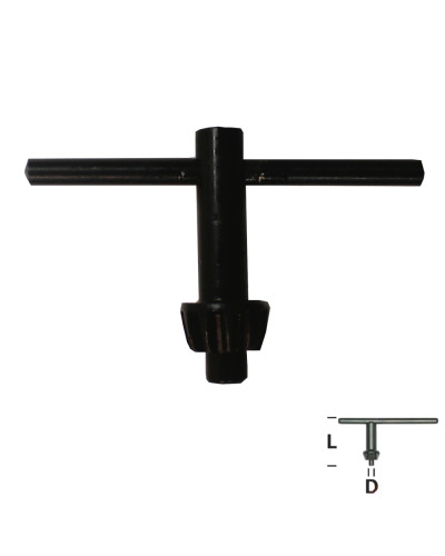 Makita 763418-3 | Ключ для патрона MAKITA, 6501, 6010D, 6040D, 6070D, 6092D, 6093D, 6010SD, 6071D, 601D, 6073D, 6012HDW, 763418-3