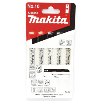 Пилы для лобзика Makita 5 шт, ном, 10, A-85818