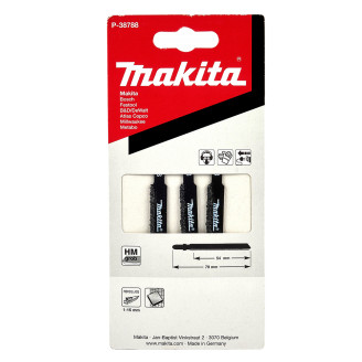 Пиляльні полотна для лобзика НM :склопластик, гіпсокартон, кераміка Makita (T130RIFF) P-38788