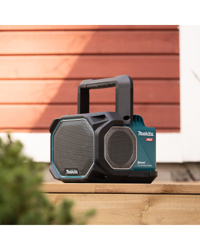 Аккумуляторная колонка Bluetooth (спикер) с USB Makita XGT 40 V MAX, LXT MR014GZ (каркас)  - фото 5