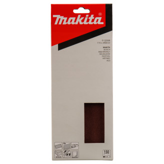 Makita p-32998 | Набір шліфувального паперу 115х280 мм К150 (10 шт.) p-32998