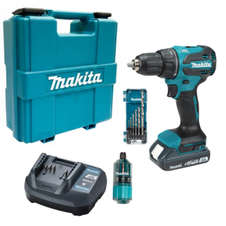 Makita SET-DDF490WV-0526 | Набір дриль-шурупокрут Makita LXT DDF490WV + набір свердл D-75742 + набір біт B-28896