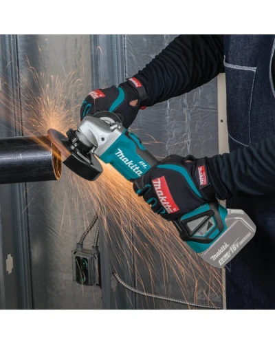 Акумуляторна кутова шліфмашина Makita DGA511Z + D-74491x10  - фото 5