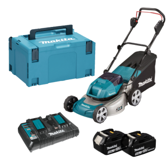 Makita SET-DLM466Z-0226 | Набір DLM466Z + 197629-2 (BL1850B x 2, DC18RD, Makpac3), Makita, SET-DLM466Z-0226