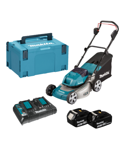 Makita SET-DLM466Z-0226 | Набор DLM466Z + 197629-2 (BL1850B x 2, DC18RD, Makpac3), Makita, SET-DLM466Z-0226