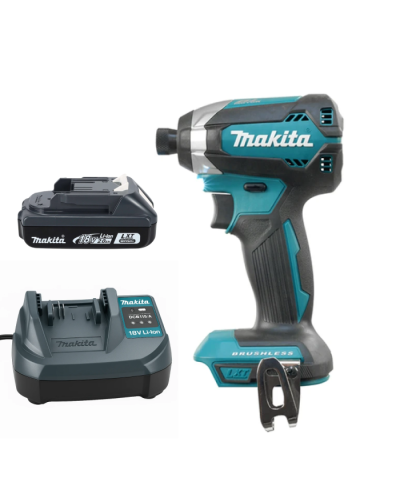 Makita SET-DTD153Z-0726 | Акумуляторний ударний шурупокрут Makita LXT DTD153Z + BLB182 + DCB18WA