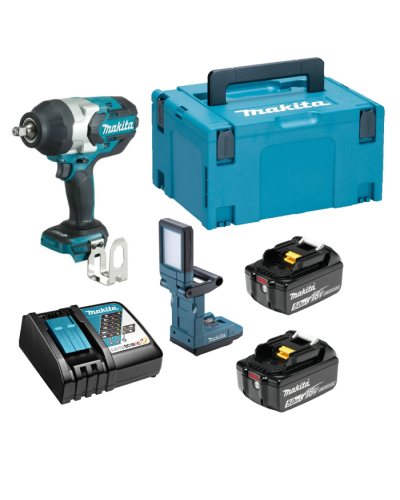 Makita SET-DTW1001RTJ-0726 | Акумуляторний ударний гайкокрут MAKITA LXT DTW1001RTJ + ліхтар DML819