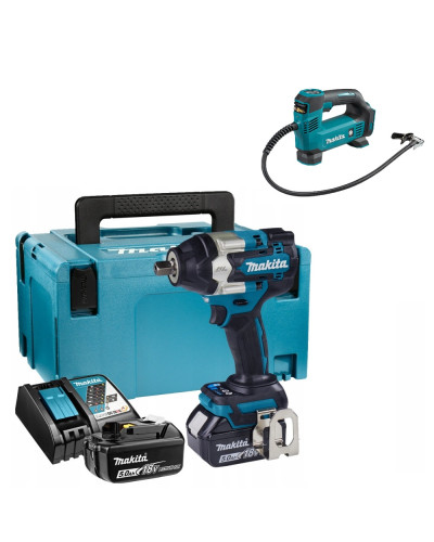 Makita SET-DTW701RTJ-1025 | Набор инструментов Makita LXT DTW701RTJ+DMP180Z