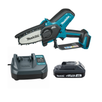 Аккумуляторная цепная пила Makita LXT DUC101Z + аккумулятор + BLB182 + зарядное устройство DCB18WA