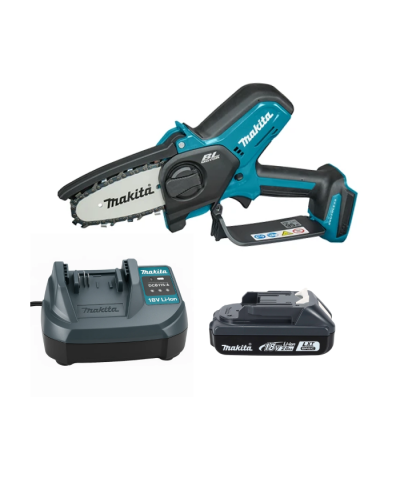 Makita SET-DUC101Z-0726 | Акумуляторна ланцюгова пилка Makita LXT DUC101Z + акумулятор + BLB182 + зарядний пристрій DCB18WA
