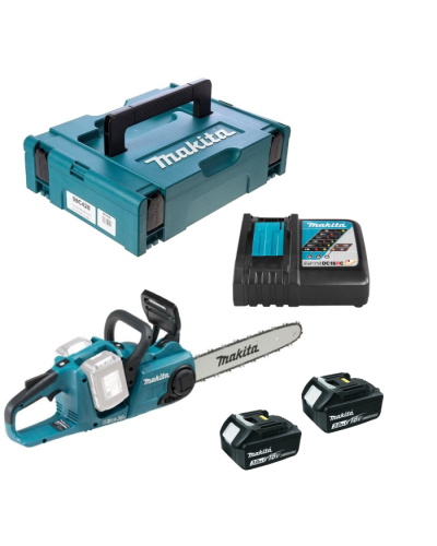 Makita SET-DUC353Z-0126 | Набір акумуляторно інструменту ланцюгова пила MAKITA LXT DUC353Z + 197952-5 (BL1830x2, DC18RC, Makpac 1)
