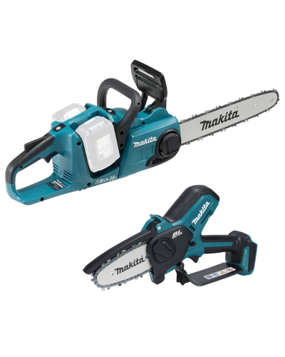 Makita SET-DUC353Z-1125 | Набір акумуляторно інструменту ланцюгова пила MAKITA LXT DUC353Z + ланцюгова міні-пила DUC101Z