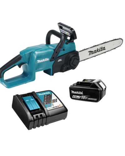 Makita SET-DUC357Z-0726 | Акумуляторна ланцюгова пила Makita DUC357Z + акумулятор BL1860B + зарядний пристрій DC18RC
