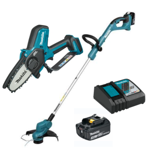 Makita Set-Dur193rf_duc101 | Набор аккумуляторного садового инструмента Makita: коса DUR193RF и мини-пила DUC101Z