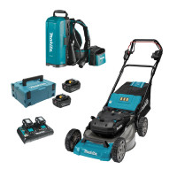 Набор Makita LXT газонокосилка LM001CZ+портативный рюкзак PDC01+набор аккумуляторов 197626-8
