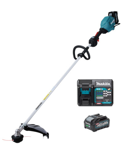 Makita SET-UR007GZ01-XGTOPE | Набор Makita XGT аккумуляторная коса UR007GZ01+DC40RA+BL4040, SET-UR007GZ01-XGTOPE