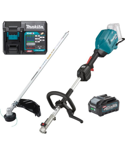 Makita SET-UX01GZ01-XGTOPE | Набір Makita XGT багатофункціональний садовий інструмент UX01GZ01 + DC40RA + BL4040, SET-UX01GZ01-XGTOPE