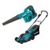 Набор садовых инструментов Makita: аккумуляторная газонокосилка DLM330Z + воздуходувка DUB185Z