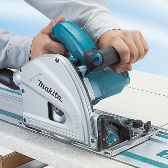 Погружная дисковая пила MAKITA SP6000J (Makpac кейс) + направляющая шина 199141-8