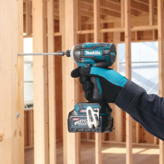 Аккумуляторный ударный шуруповерт Makita, XGT, TD004GZ (каркас)