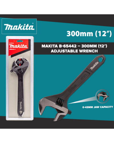 Ключ розвідний Makita 200 мм, B-65420  - фото 2