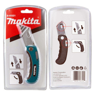 Ніж монтажний зі швидкою заміною леза Makita, B-65501