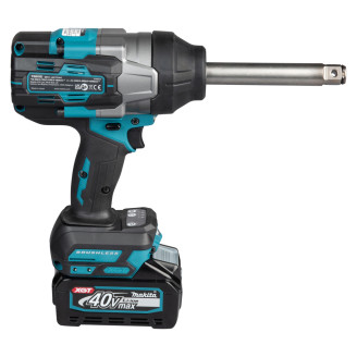 Акумуляторний ударний гайкокрут з подовженим хвостовиком Makita XGT 40 V MAX TW011GM201