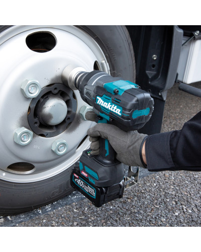 Акумуляторний ударний гайкокрут з подовженим хвостовиком Makita XGT 40 V MAX TW011GZ(каркас)  - фото 4