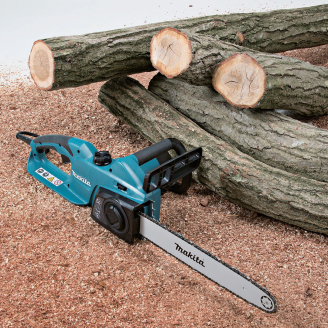 Электрическая цепная пила MAKITA UC4041A + смазка 195093-1